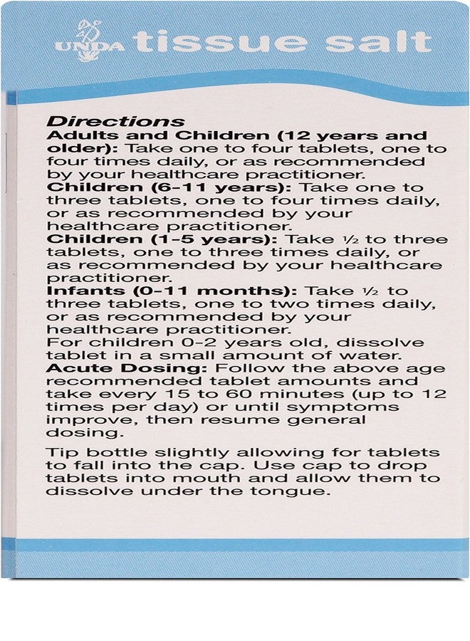 UNDA Calcarea Fluorica 6X | Homeopathic Remedy Helps Temporarily Relieve Symptoms Associated with Cracking of Joints | 100 Tablets - Image 3